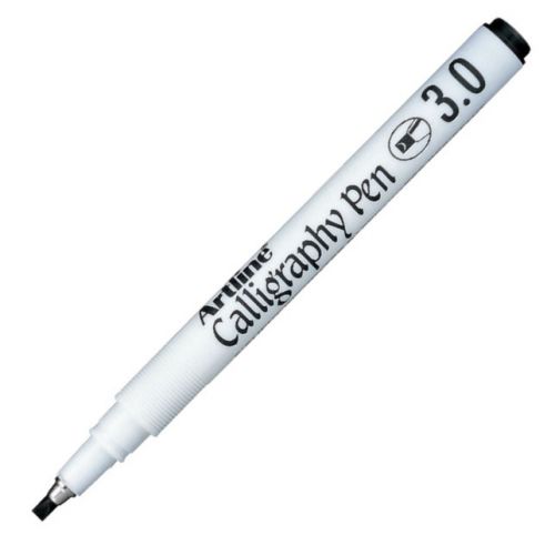 Calligraphy Pen 3.0mm Black Artline Ref EK243